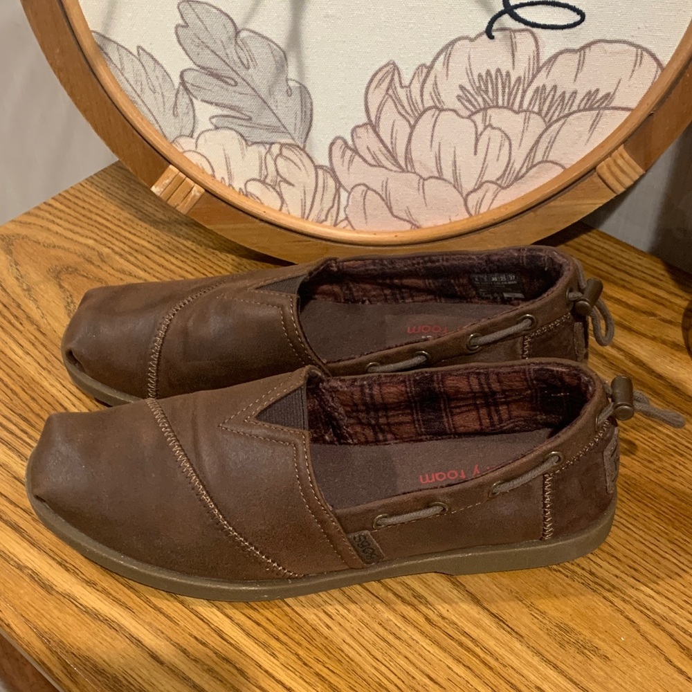 Skechers Brown Slip-On Loafers